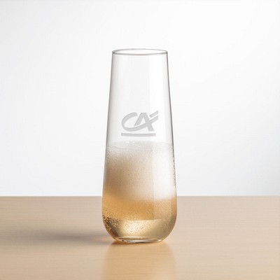 Cannes Stemless Flute - 8oz Crystalline