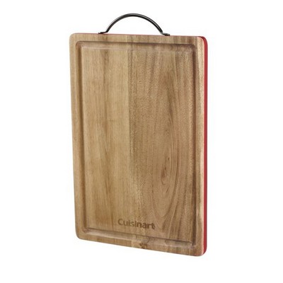 Cuisinart 15" Acacia Cutting Board w/Red Color Band