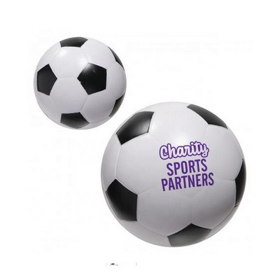 Soccer Shaped Foam Stress Reliever Ball