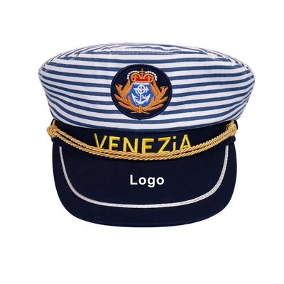 Yacht Rock Patterned Print Yacht Cap