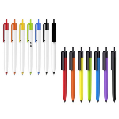 Barrel Click Retractable Ballpoint Pens