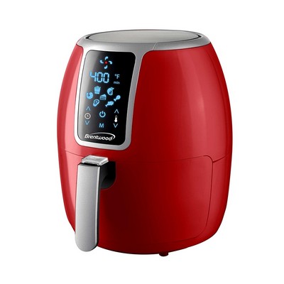 4 Quart Red Digital Air Fryer