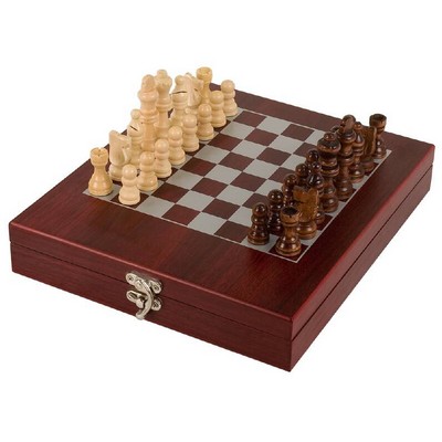 Rosewood Finish Chess Set