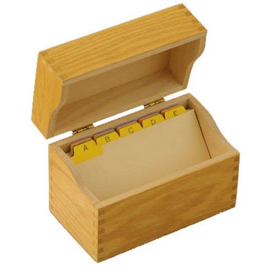 CWB10 - Recipe Box Holder - Oak