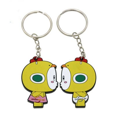 Cartoon Dolls PVC Keychain Travel Souvenir Gift