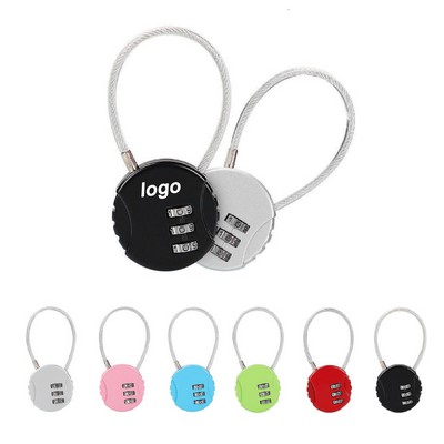 Wire Rope Combination Lock