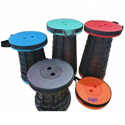 Portable Collapsible Retractable Telescopic Folding Stools