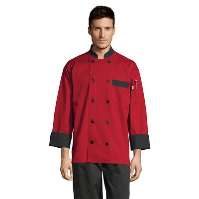 Uncommon Threads Unisex Newport Chef Coat w/Colors