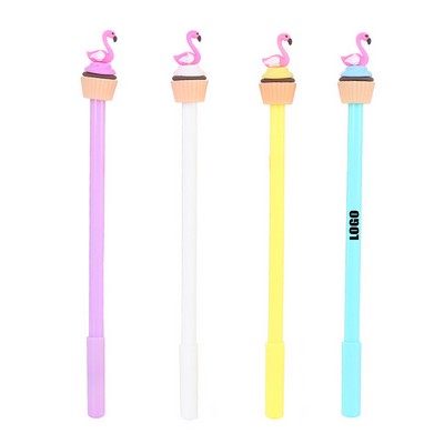 Ice Cream Flamingo Shaped Pen