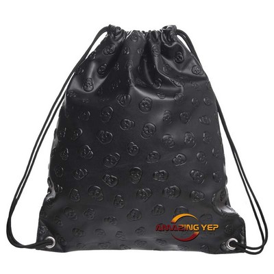 Waterproof PU Wear Resistant Drawstring Backpack