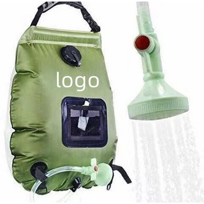 Solar Shower Bag,20L Solar Heating Premium Camping Shower Bag Hot Water with Temperature 45¡ãC