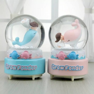 Custom Animal Musical Snow Globe