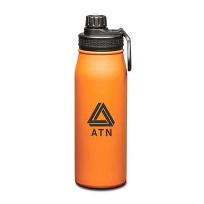 Cienega SS Bottle w/Twist Chug Lid - 27oz Orange