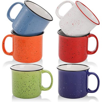 15 Oz. Ceramic Camping Mugs