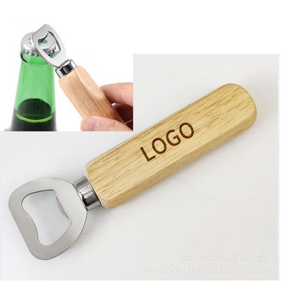 Reuseable Wooden Bottle Opener