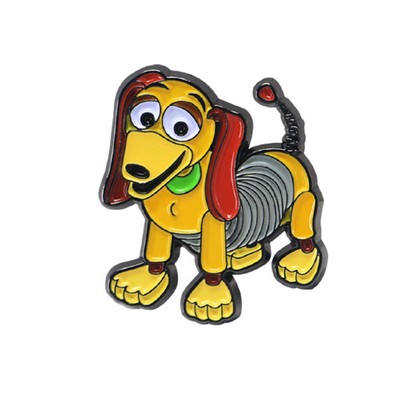 Dog Shaped Badge Lapel Pin