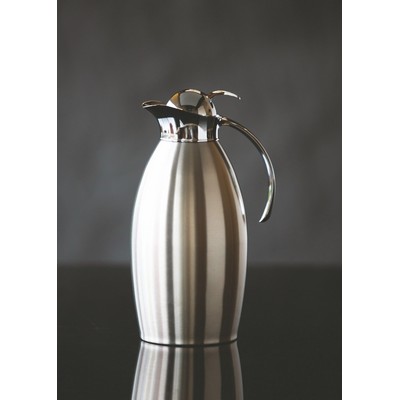 Nicollet Series Brushed Stainless Steel Carafe w/Push Button Lid (1.5 Liter)