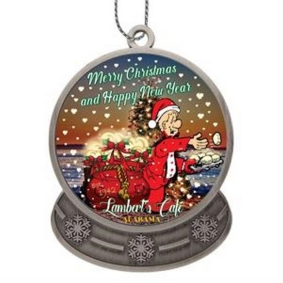 Snow Globe Shape Holiday Ornament