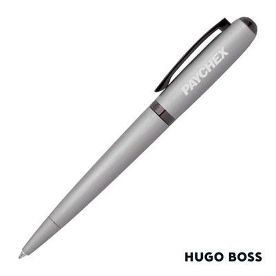 Hugo Boss® Contour Ballpoint Pen - Brushed Chrome