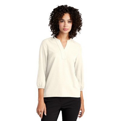 Women's 3/4 Sleeve Crepe Blouse