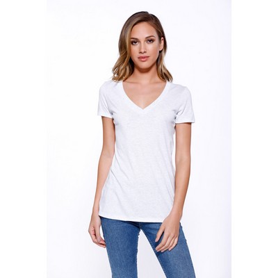 STAR TEE Ladies' Triblend V-Neck T-Shirt