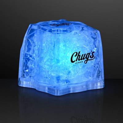 Blue Drink Lights, Flashing Blinky Ice Cubes - Domestic Print