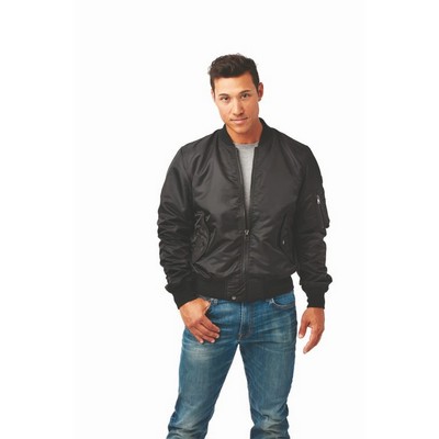 Bravo MA-1 Eco Flight Jacket (Black)