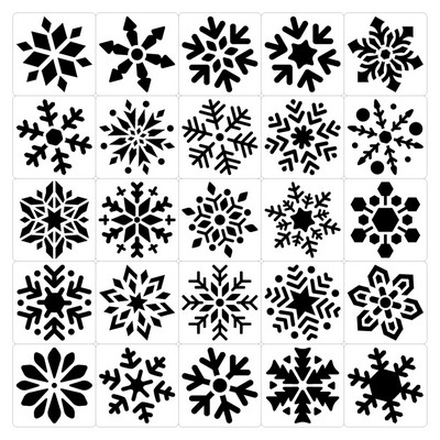 Snow Template for Painting