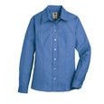 Dickie's® Women's Long Sleeve Stretch Oxford Shirt - French Blue