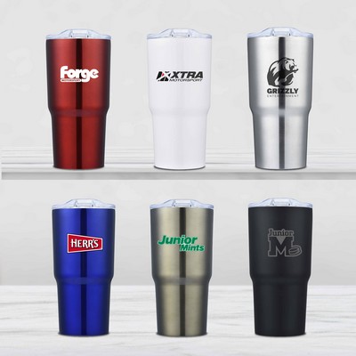 YUKON – 20 OZ DOUBLE WALL STAINLESS STEEL VACUUM TUMBLER. 18/8 Double Wall Stainless Steel