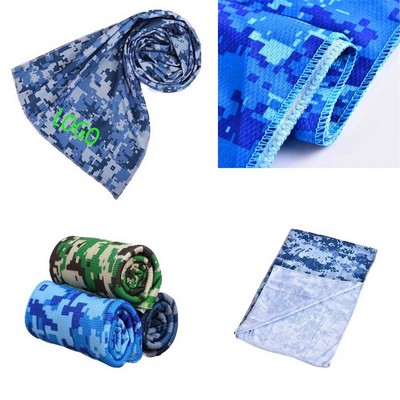 Outdoor Camouflage Ice Cooling Towel Outdoor Camouflage Ice Cooling Towel