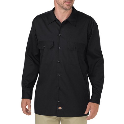 Williamson-Dickie Mfg Co Men's FLEX Relaxed Fit Long-Sleeve Twill Work Shirt