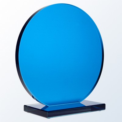 Jade Glass Blue Honorary Circle