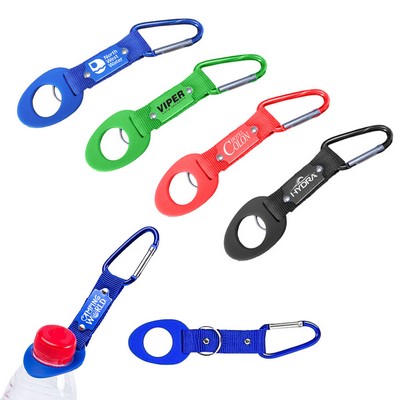 Water Bottle Holder Lanyard Keychain With Carabiner