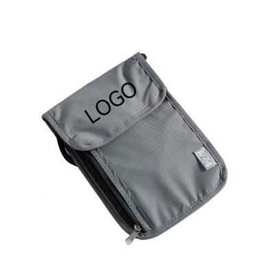 Travel Pouch Neck Wallet with Passport Holder