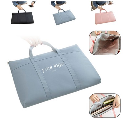 Portable Zipper Bussiness Briefcase Bag