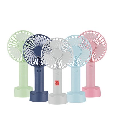 Portable Handheld Fan With Stand Base