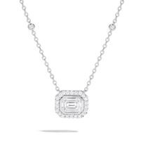 Jilco Inc. Classic Bezel Set Diamond Necklace