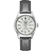 Seiko 5 Sports Mid Size Watch w/Silver Dial