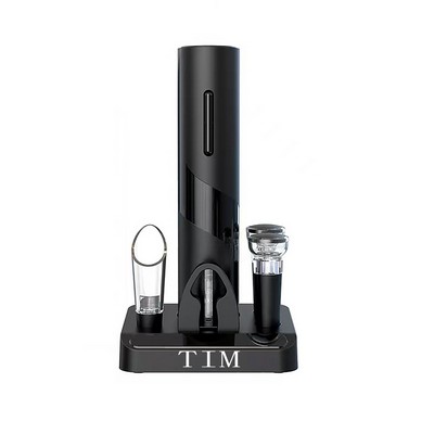 Automatic Electric Wine Bottle Corkscrew Opener Set