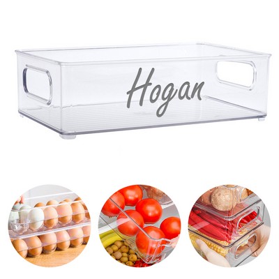 Kitchen Transparent Refrigerator Storage Box