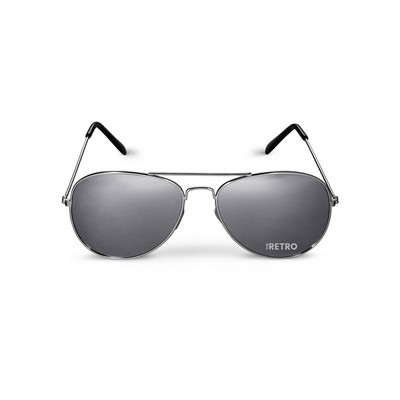 Mirrored Aviator Sunglasses