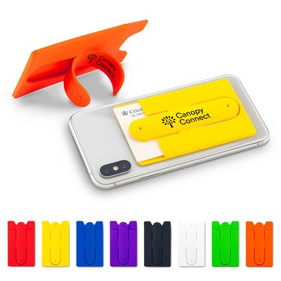 Silicone Phone Wallet With Stand