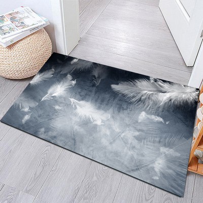 Full Color Non Slip Indoor Logo Mat Welcome Mat Entryway Mat