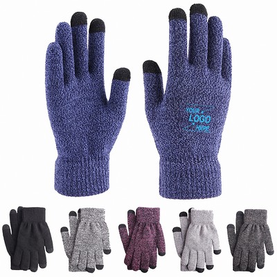 Touch Screen Knit Gloves for Adults Unisex