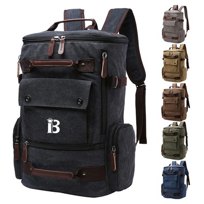 Canvas Large Capacity Travel Backpack