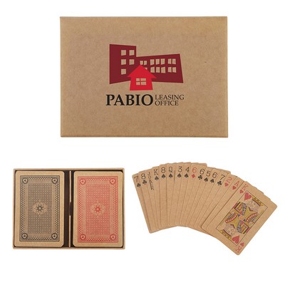 Jack 2-Pack Kraft Paper Playing Card Set