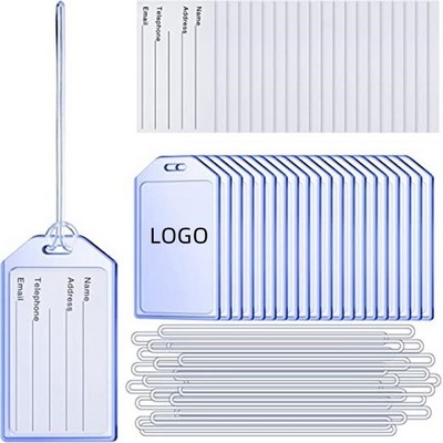 PVC Transparent Luggage Tag