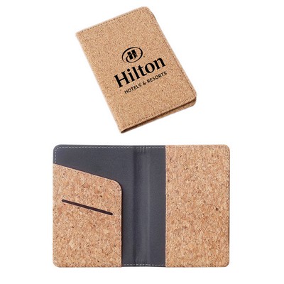 Soft Cork Vegan Leather Passport Holder