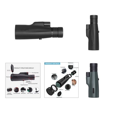 10-30X50 Telescope High Powered Monocular Telescope